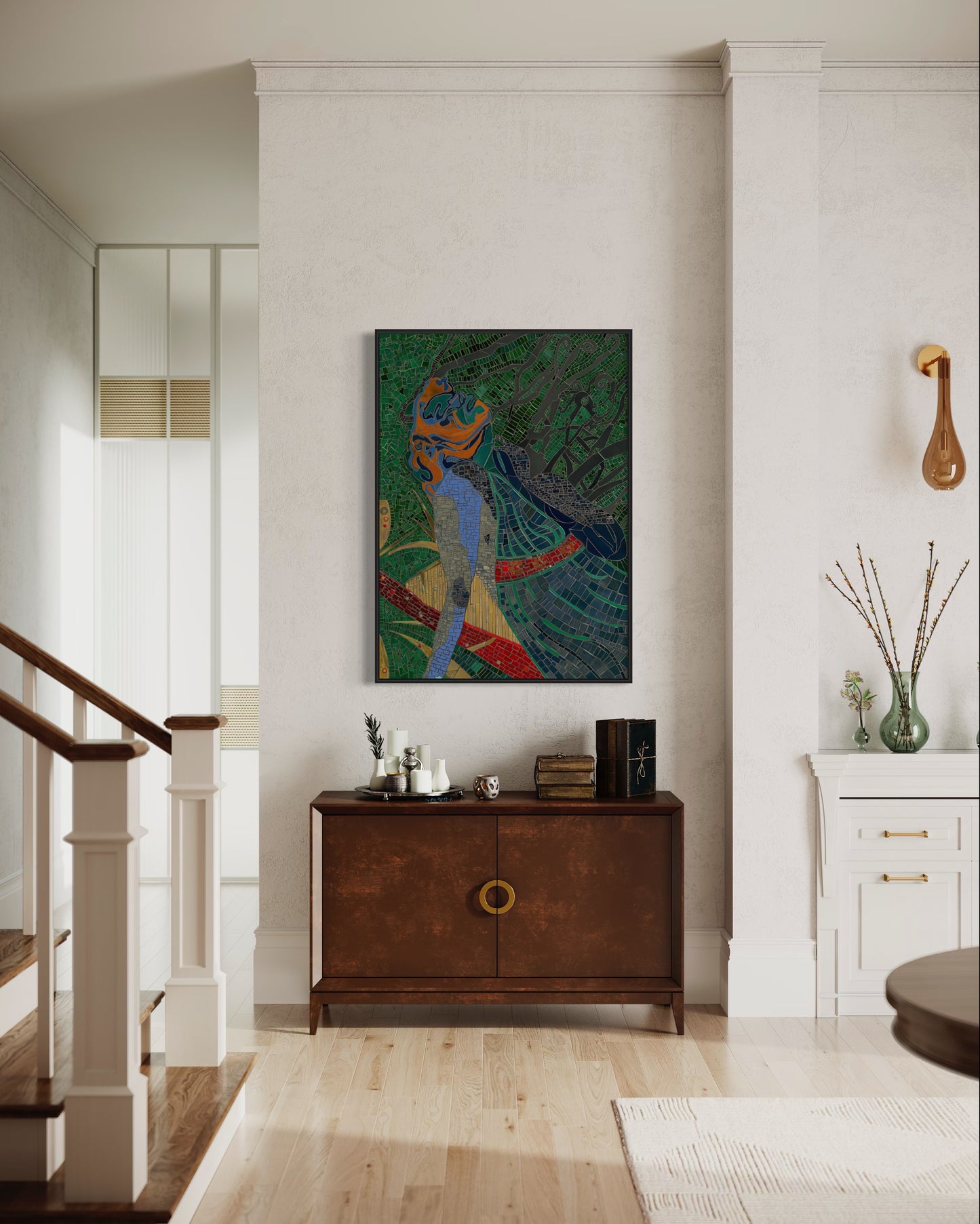 Her Revival Mosaic Art - Traditional Interior