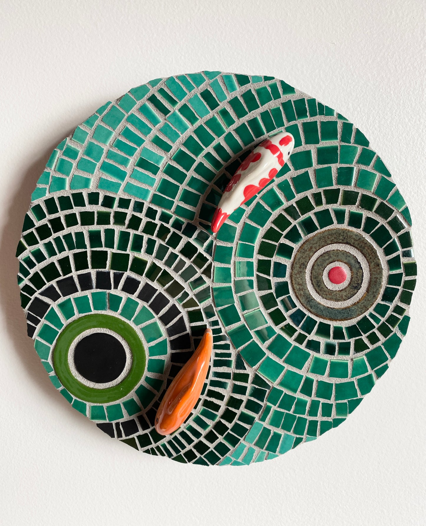 Circles of Koi Mosaic