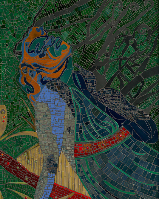 Her Revival original mosaic artwork by Mercedes Austin